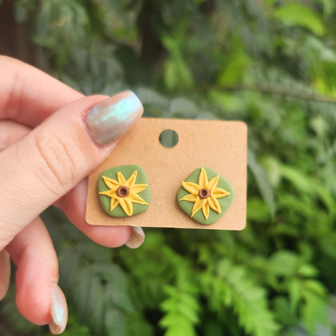 Sunflower Studs