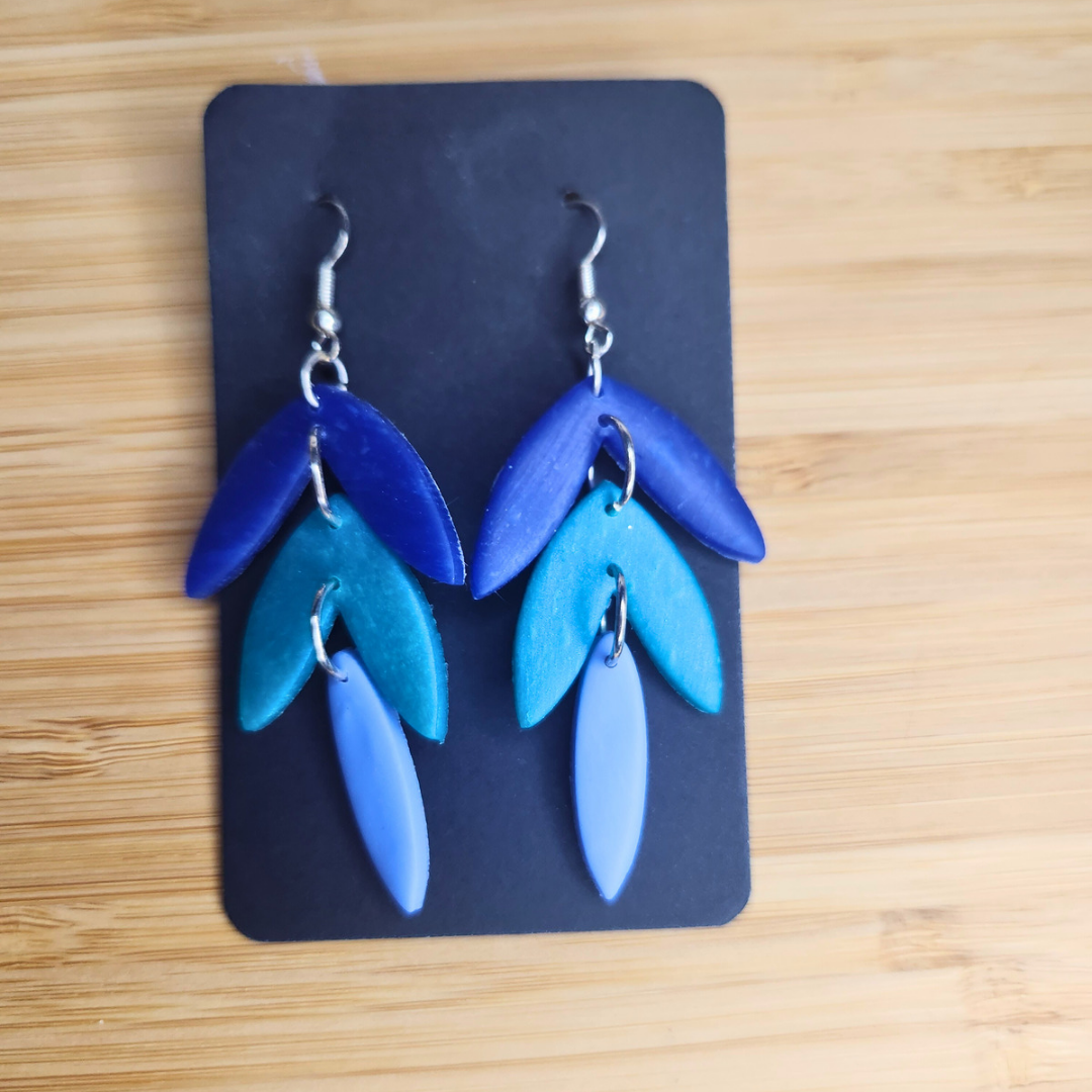 Blue Dangle Drops