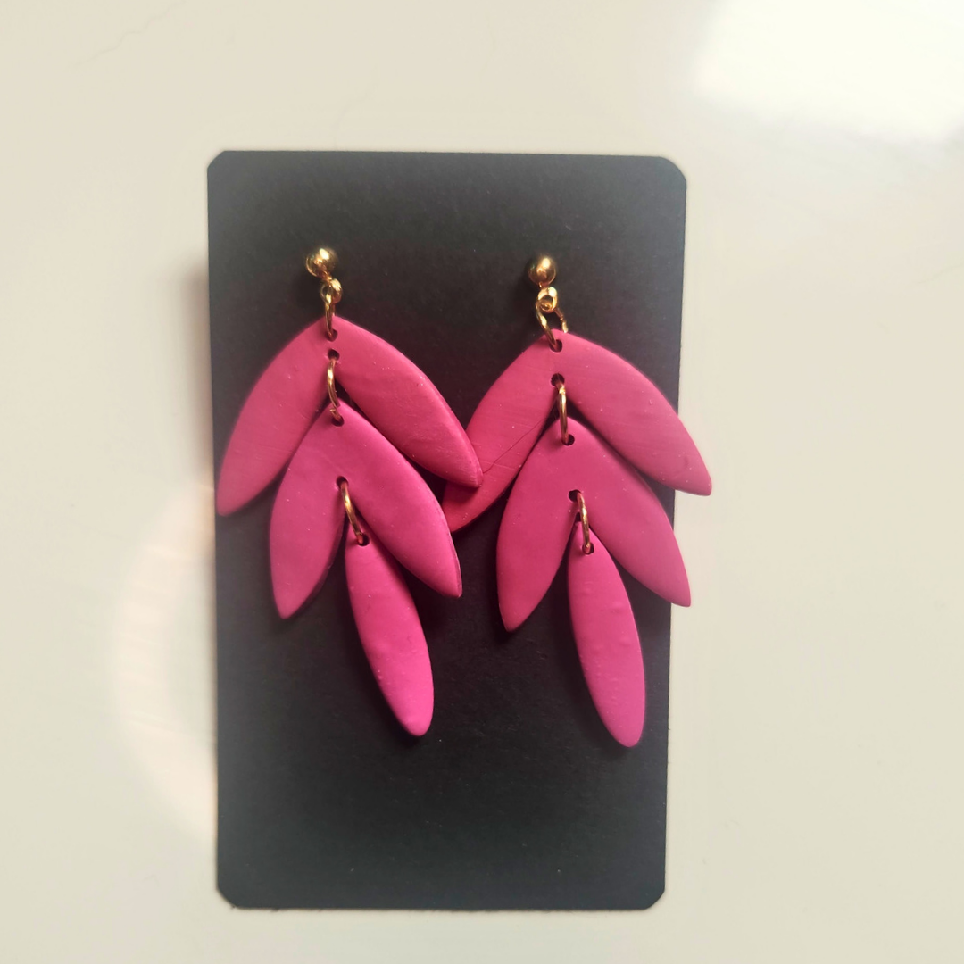 Pink Dangle Drops