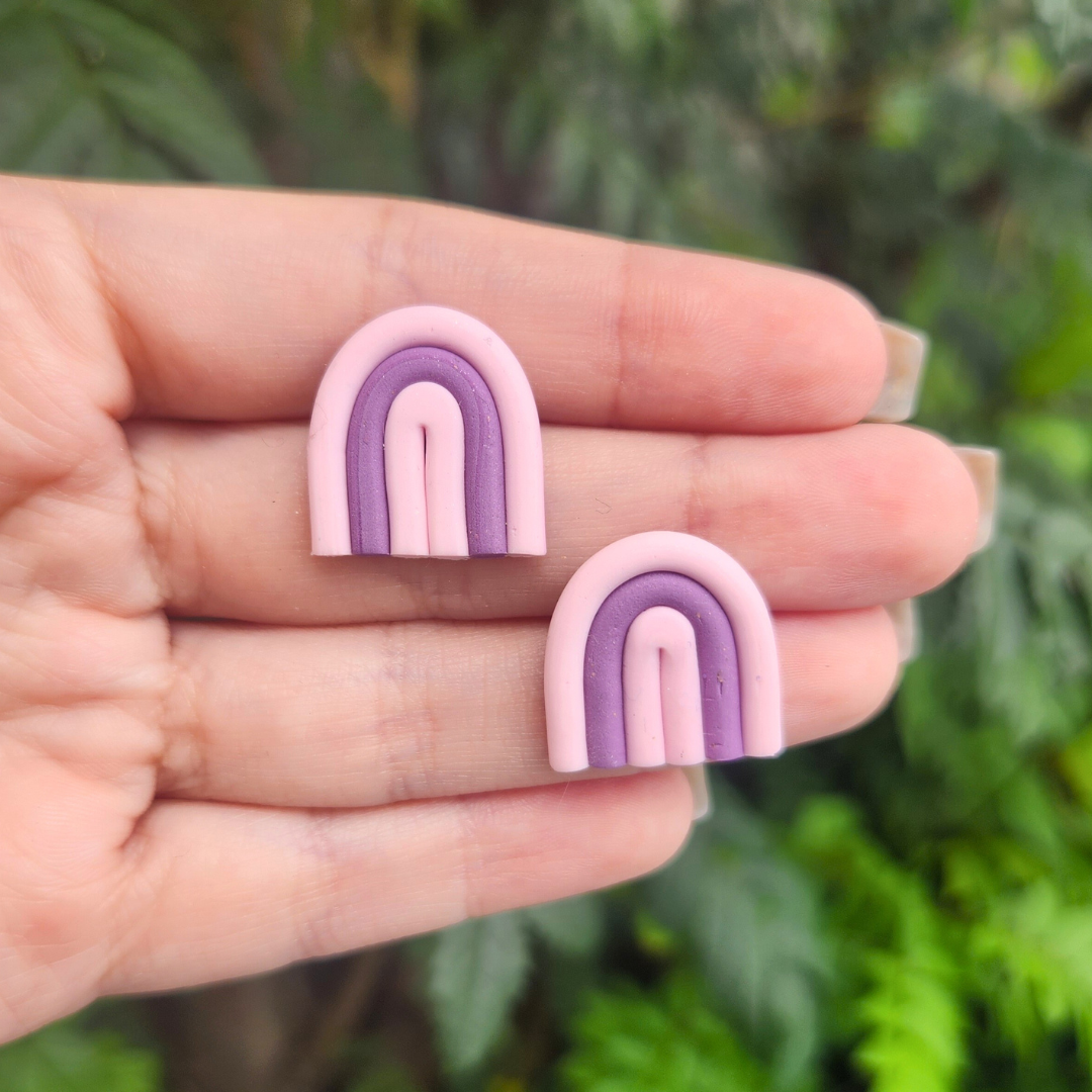 Rapunzel Rainbow Studs